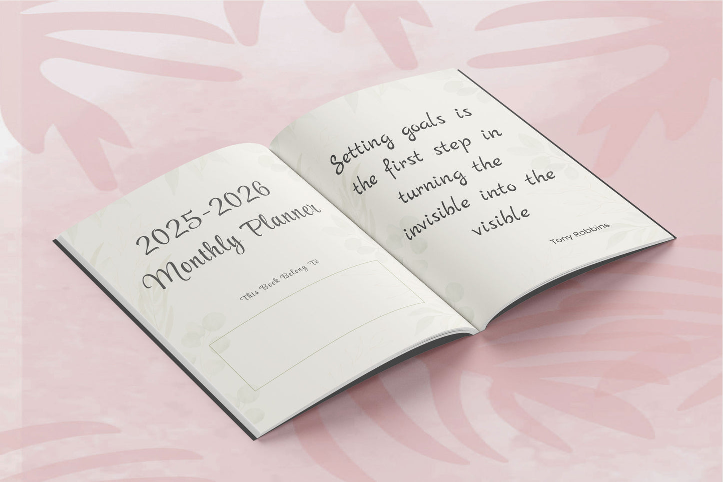 2025 - 2026 Monthly Planner