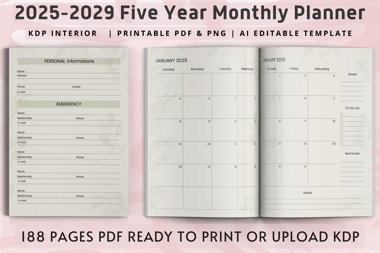 2025 - 2026 Monthly Planner