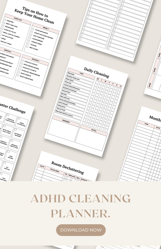 ADHD Cleaning Planner